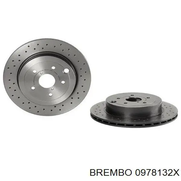 Задні дискові гальма Brembo 0978132X ціна, від 118.99 USD