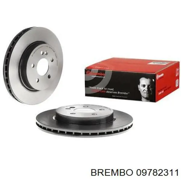 Гальмівні диски передні 09782311 Brembo