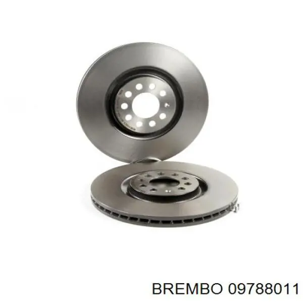 09788011 Brembo диск гальмівний передній