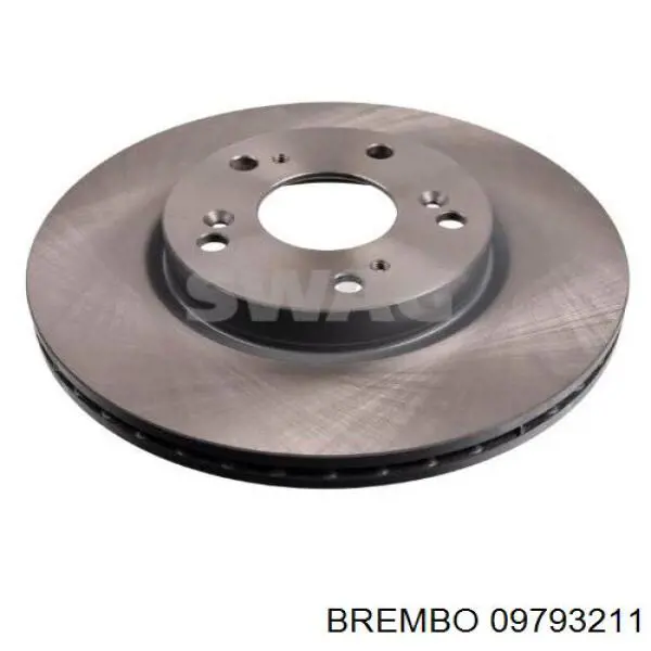 Купити 09793211 Brembo Ротор гальмівний