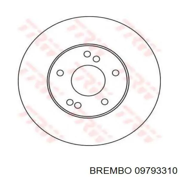 Купити 09793310 Brembo Ротор гальмівний