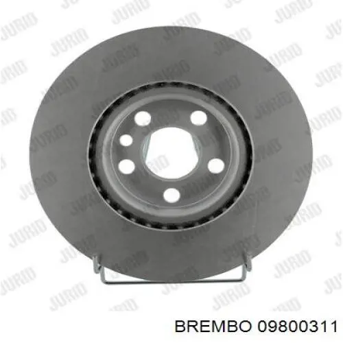 Диск переднього гальма Brembo 09800311 ціна, від 41.90 USD