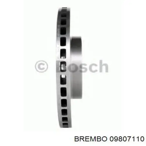Купити 09807110 Brembo Ротор гальмівний