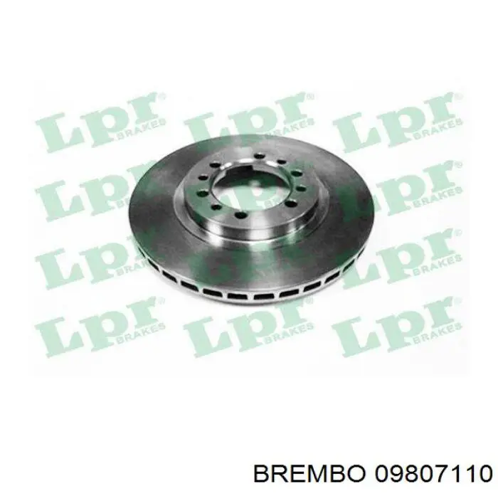 Диск переднього гальма Brembo 09807110 ціна, від 37.08 USD