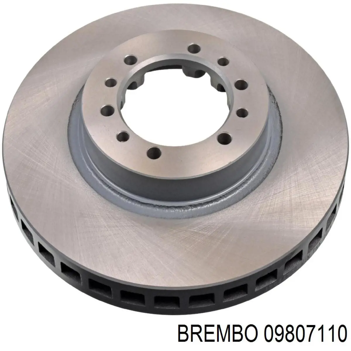 09807110 Brembo диск гальмівний передній
