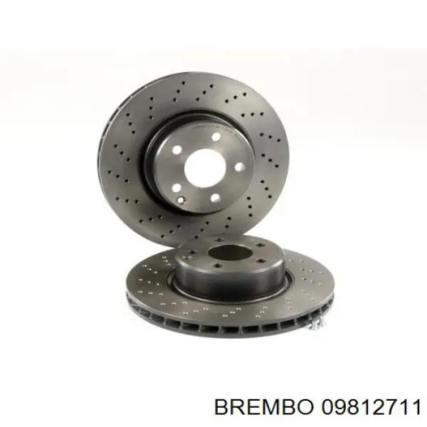 Диск гальмівний передній Brembo 09812711