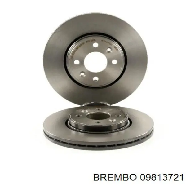 09813721 Brembo диск гальмівний передній
