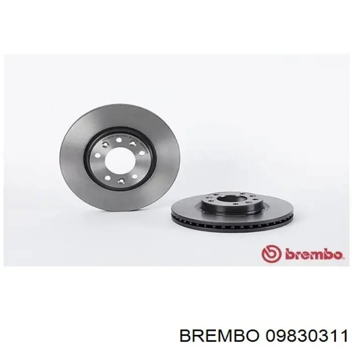 Диск гальмівний передній 09830311 Brembo