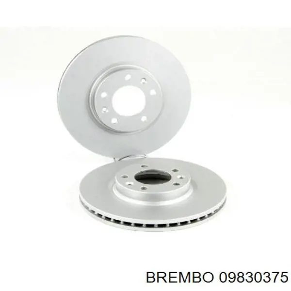 Диск переднього гальма Brembo 09830375 ціна, від 44.73 USD