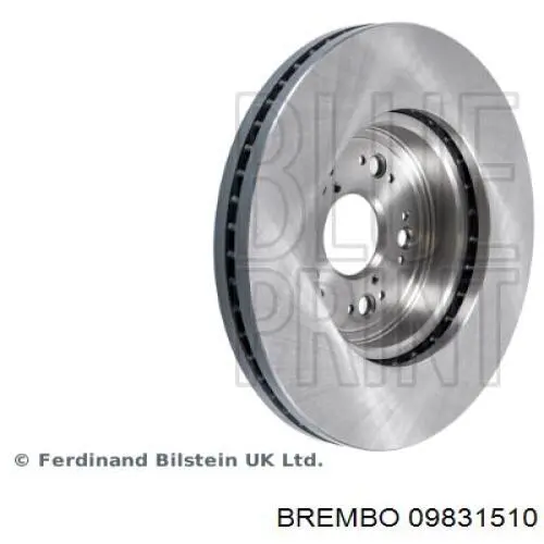 Диск гальмівний передній 09831510 Brembo