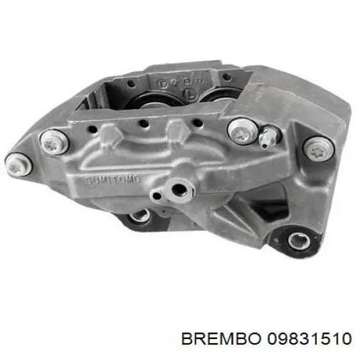 09831510 Brembo Гальмо дискове переднє