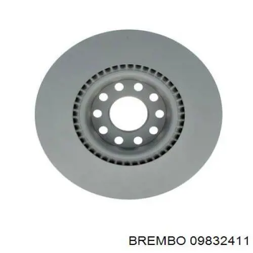 Диск гальмівний передній Brembo 09832411