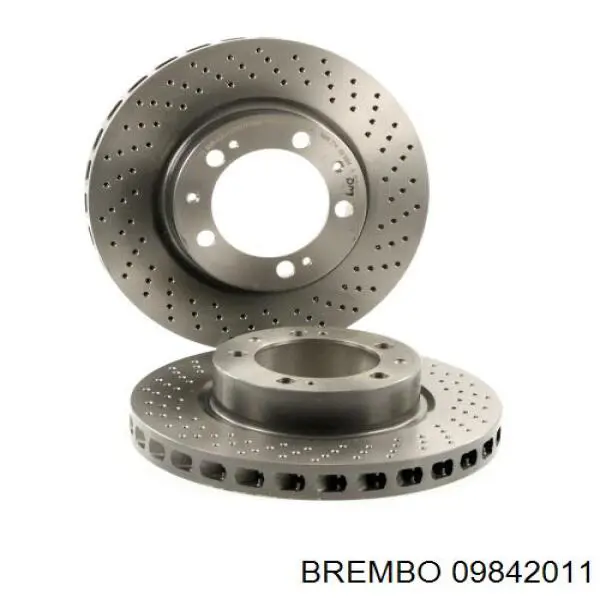 Диск гальмівний передній Brembo 09842011