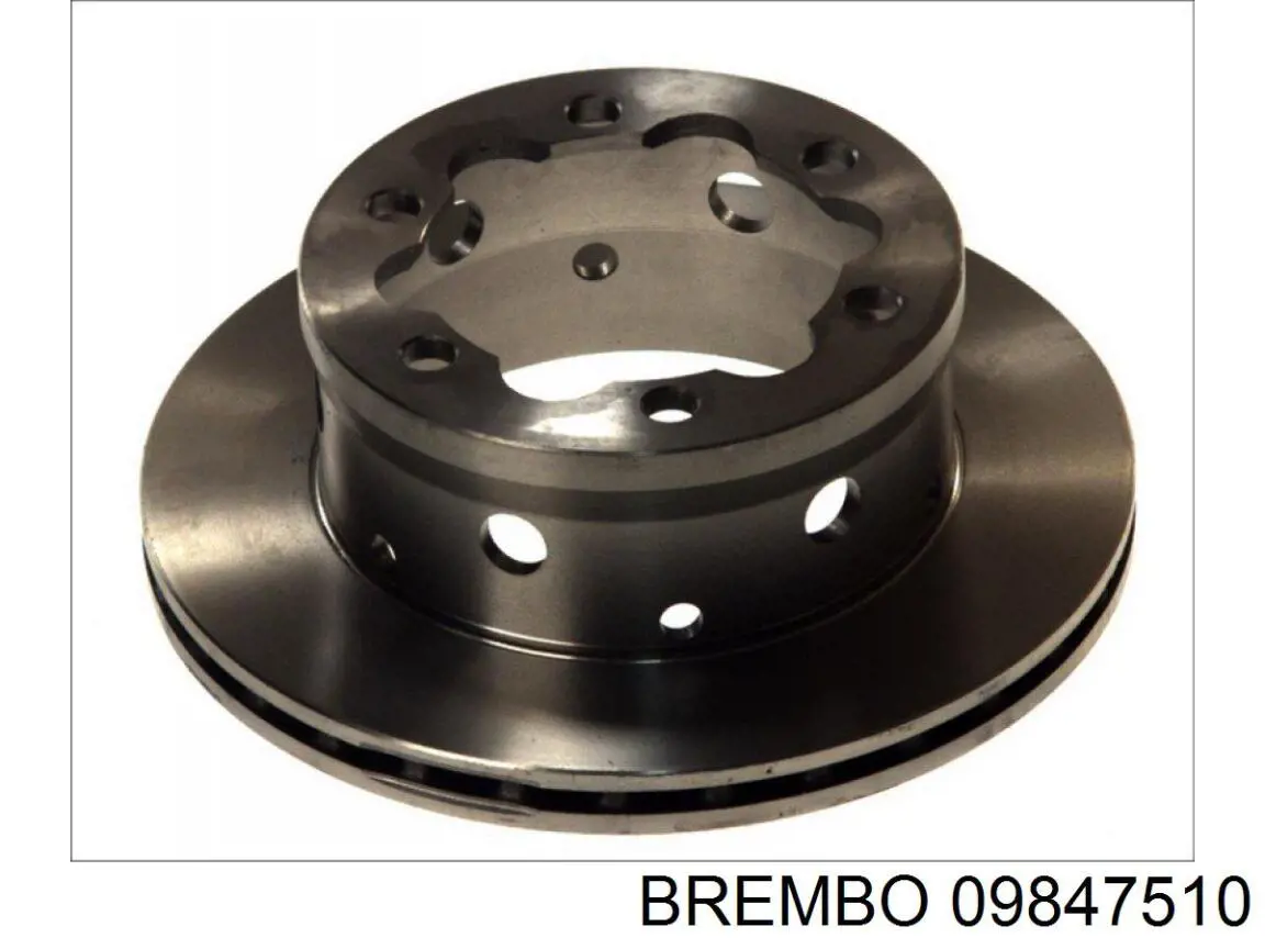 09847510 Brembo Дискові гальма