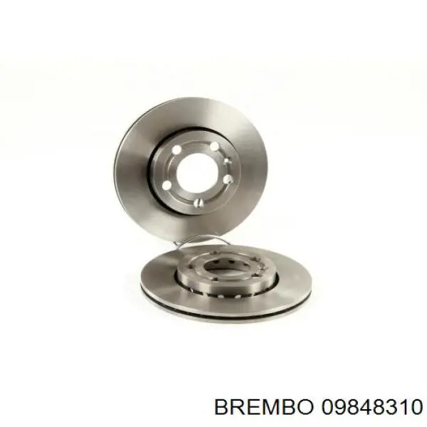 Диск переднього гальма Brembo 09848310 ціна, від 23.39 USD
