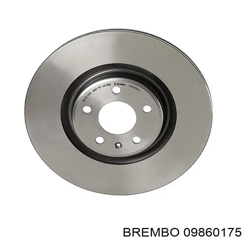 Диск переднього гальма Brembo 09860175 ціна, від 32.67 USD