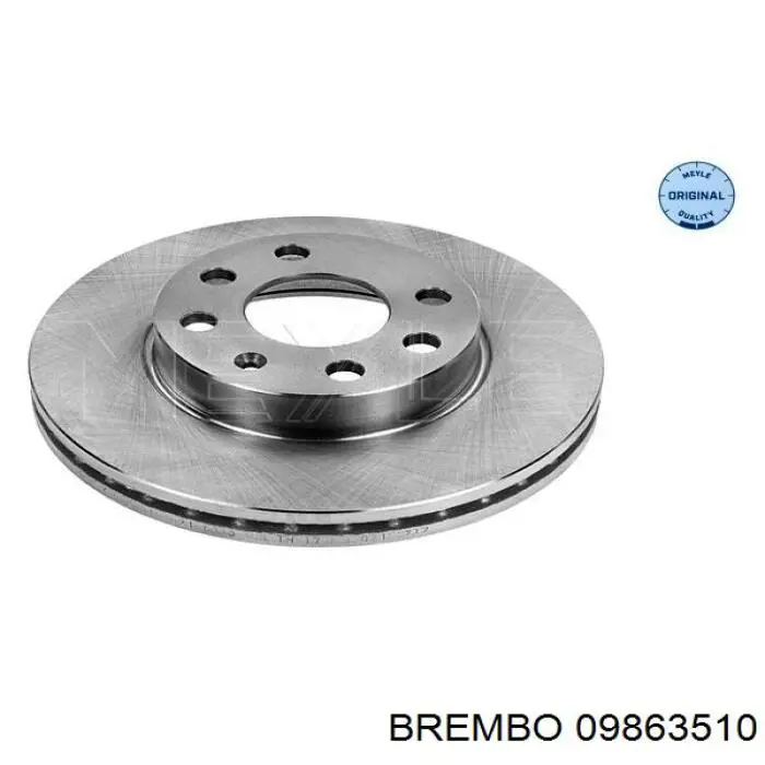 Диск гальмівний передній 09863510 Brembo