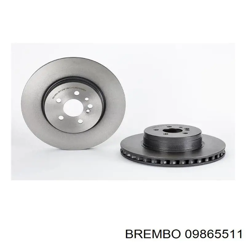 09865511 Brembo Гальмо дискове переднє