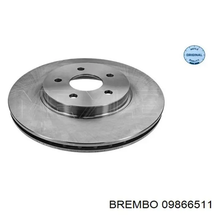 Диск переднього гальма Brembo 09866511 ціна, від 43.29 USD