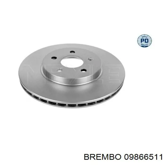 Купити 09866511 Brembo Ротор гальмівний