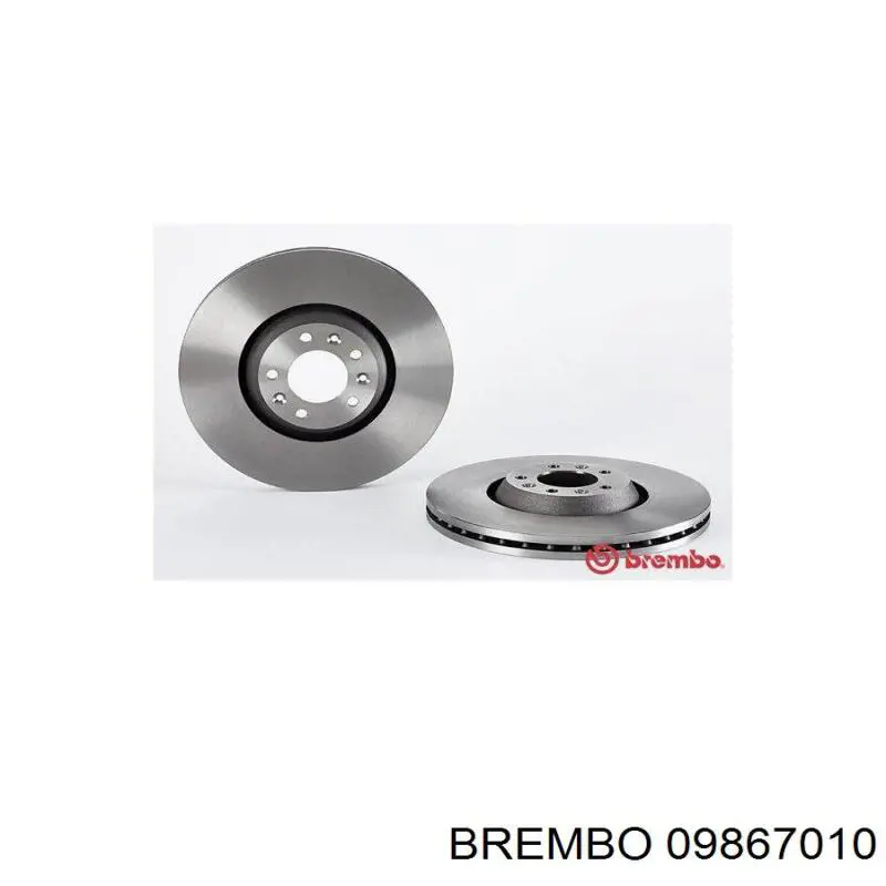 Купити 09867010 Brembo Ротор гальмівний