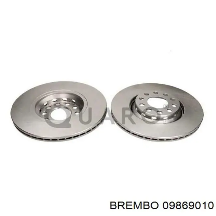 Диск гальмівний передній 09869010 Brembo