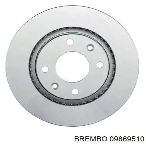 09869510 Brembo диск гальмівний передній