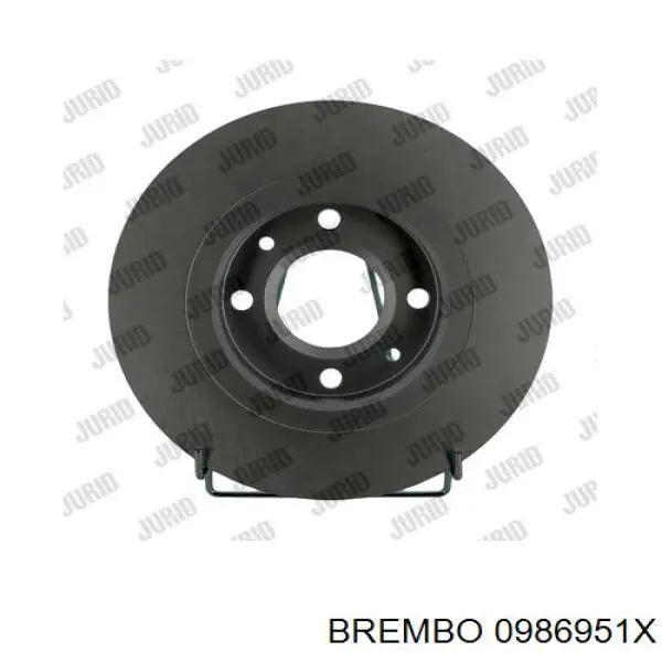 Диск переднього гальма Brembo 0986951X ціна, від 35.70 USD