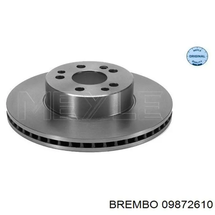 09872610 Brembo диск гальмівний передній