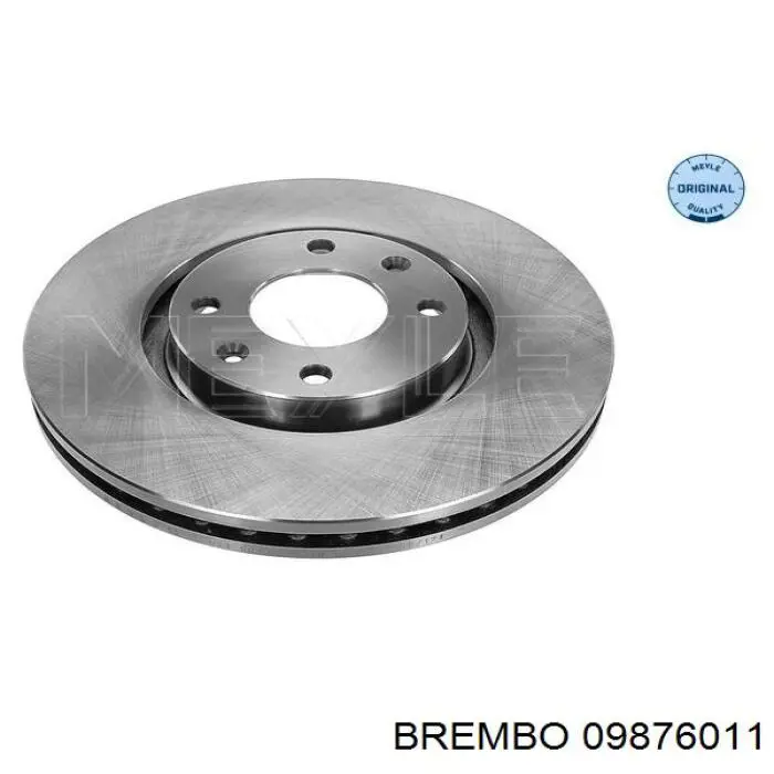 Купити 09876011 Brembo Ротор гальмівний