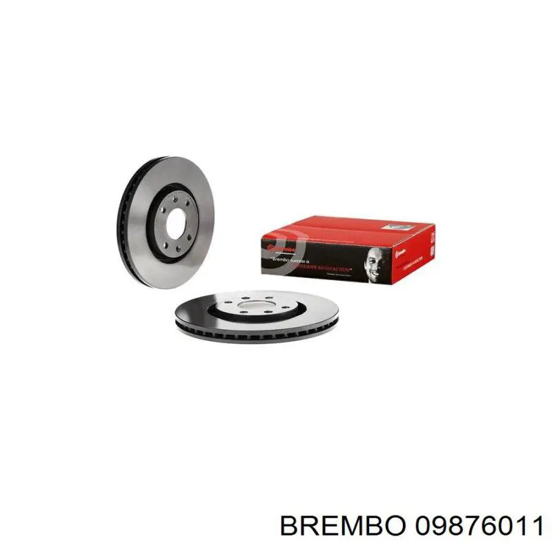 Гальмівні диски передні 09876011 Brembo
