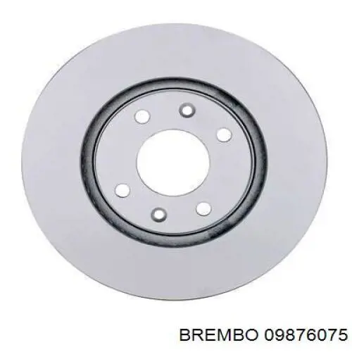 Диск гальмівний передній Brembo 09876075