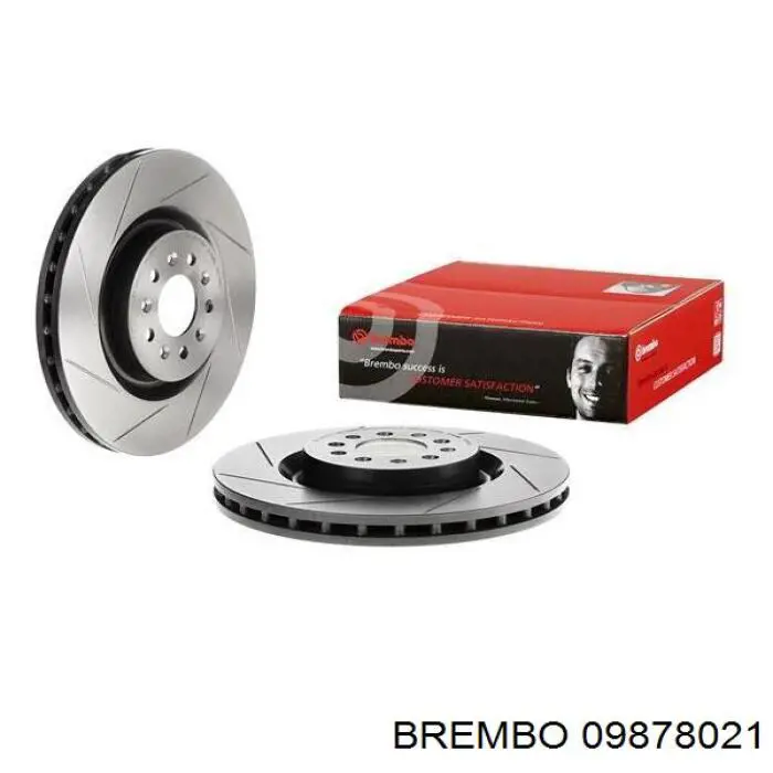 09878021 Brembo Гальмо дискове переднє