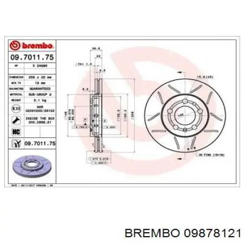 Задні дискові гальма Aston Martin 4G432810266 ціна, від 84.70 USD