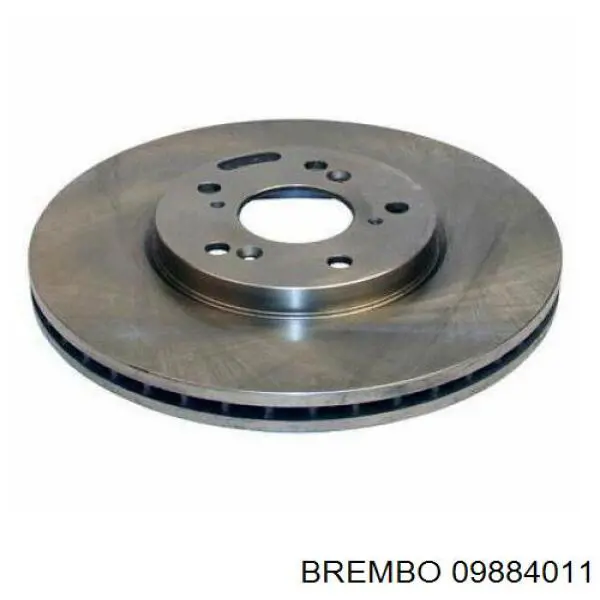 Диск гальмівний передній Brembo 09884011
