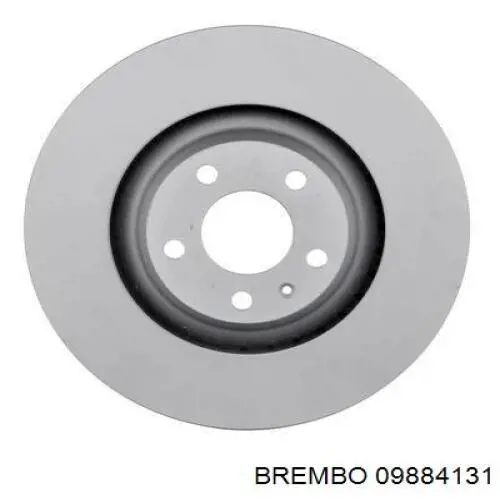 09884131 Brembo диск гальмівний передній