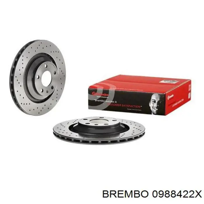 Диск гальмівний задній 0988422X Brembo