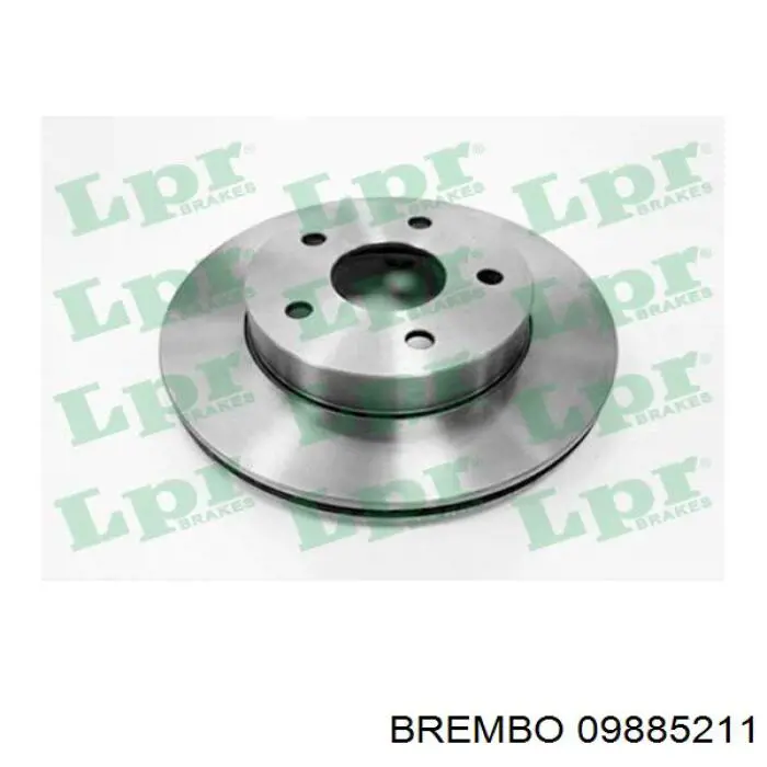 Диск переднього гальма Brembo 09885211 ціна, від 44.87 USD