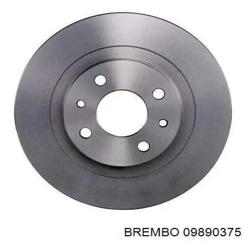 Диск гальмівний передній 09890375 Brembo