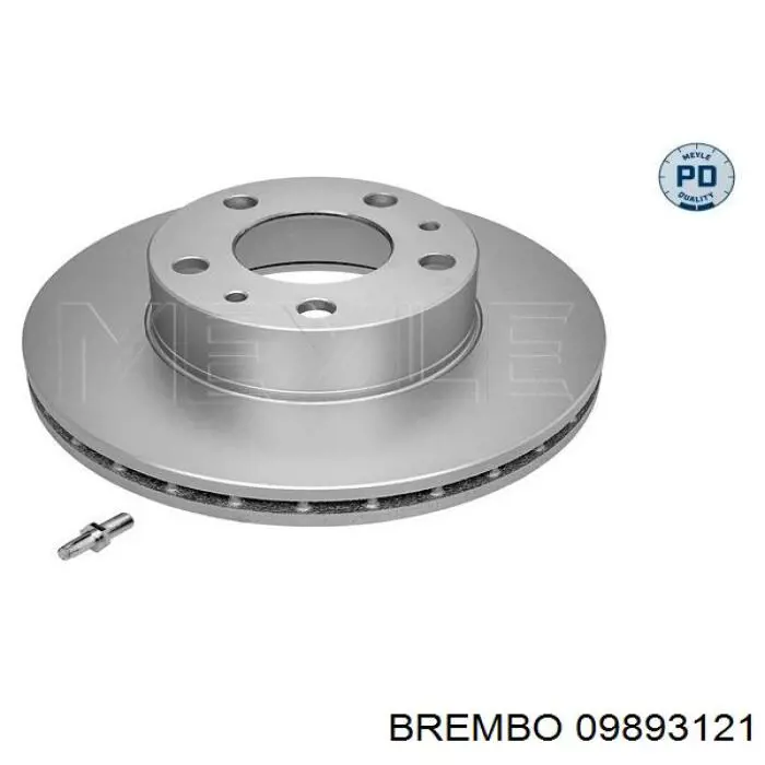 Диск гальмівний передній 09893121 Brembo