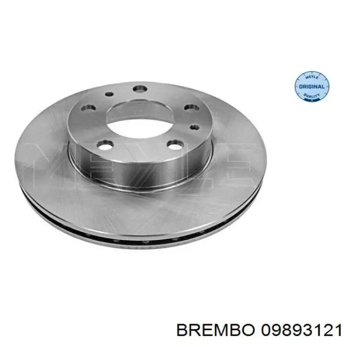 Купити 09893121 Brembo Ротор гальмівний