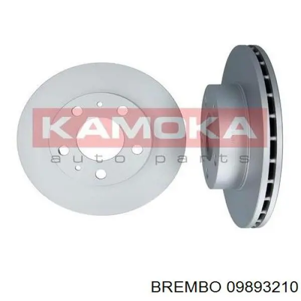 09893210 Brembo диск гальмівний передній