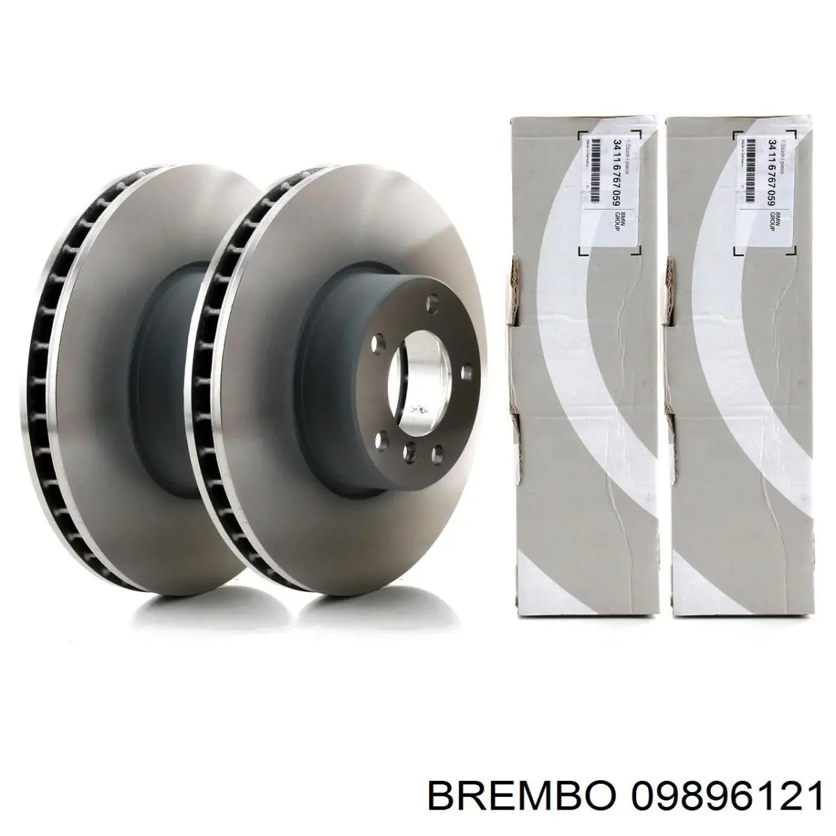Диск переднього гальма Brembo 09896121 ціна, від 67.99 USD
