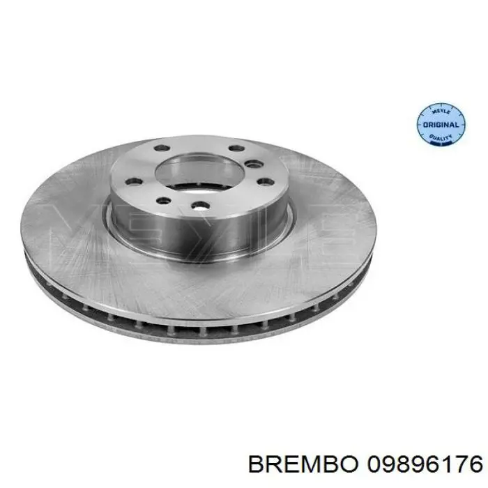 09896176 Brembo диск гальмівний передній