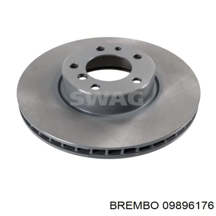 Диск гальмівний передній Brembo 09896176