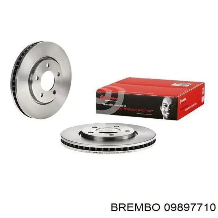 Диск гальмівний передній 09897710 Brembo