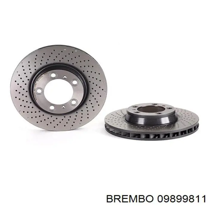 Диск гальмівний задній 09899811 Brembo