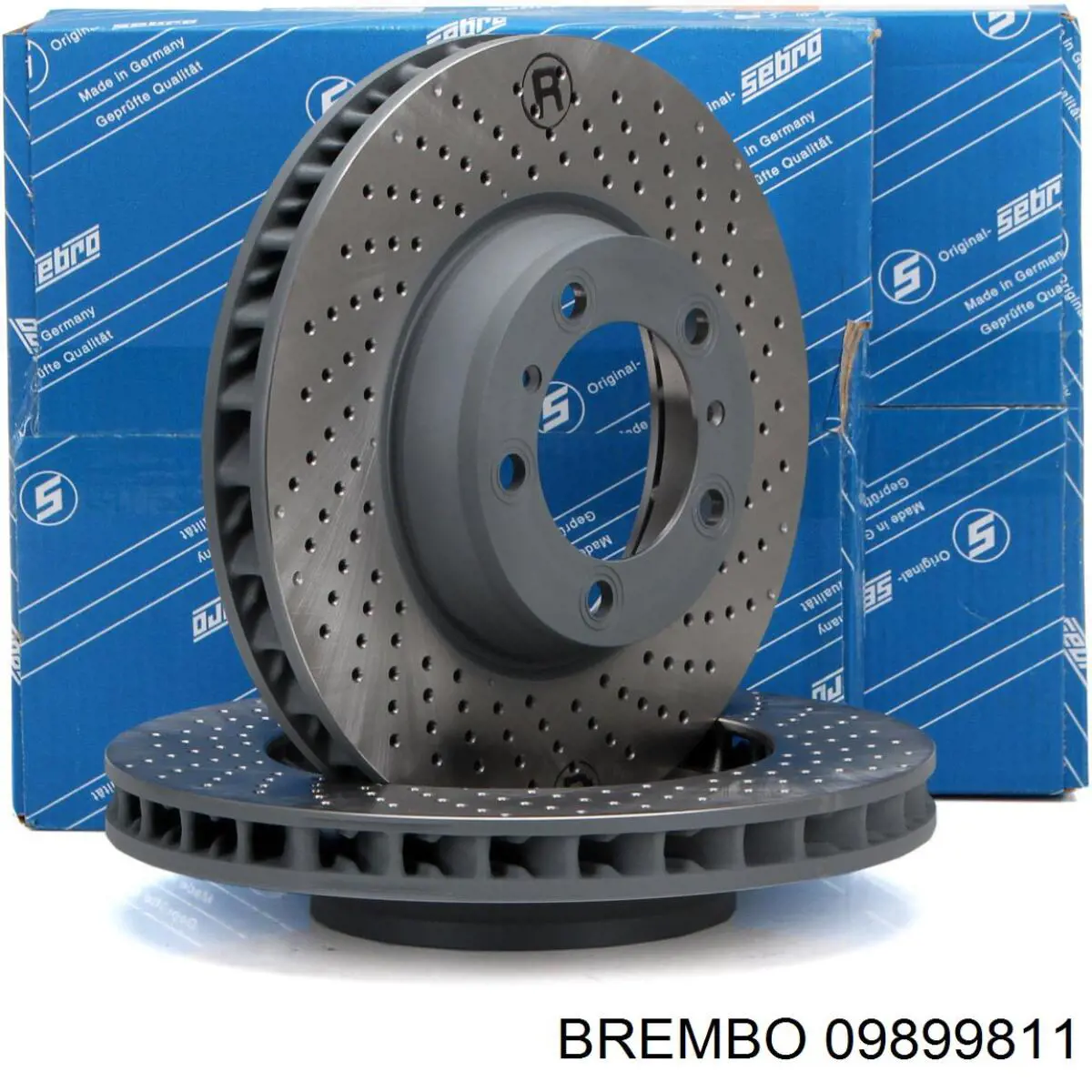 Купити 09899811 Brembo Диск заднього гальма