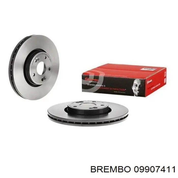 09907411 Brembo диск гальмівний передній