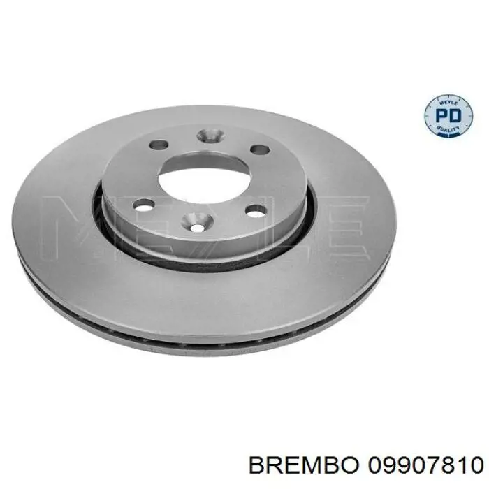 09907810 Brembo диск гальмівний передній